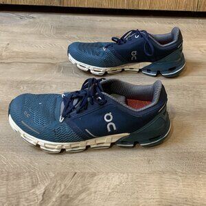 On Cloudflyer Athletic Running Shoes Sneakers Women's Size 7 Storm Blue/White